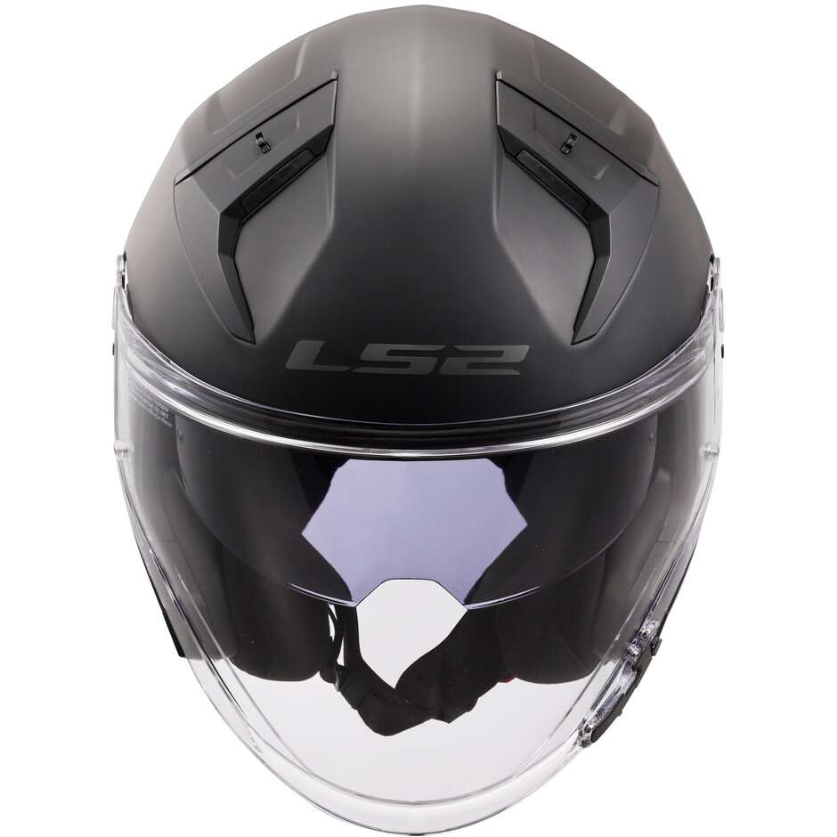 Casque Moto Jet Ls2 OF603 INFINITY 2 Solid Matt Black