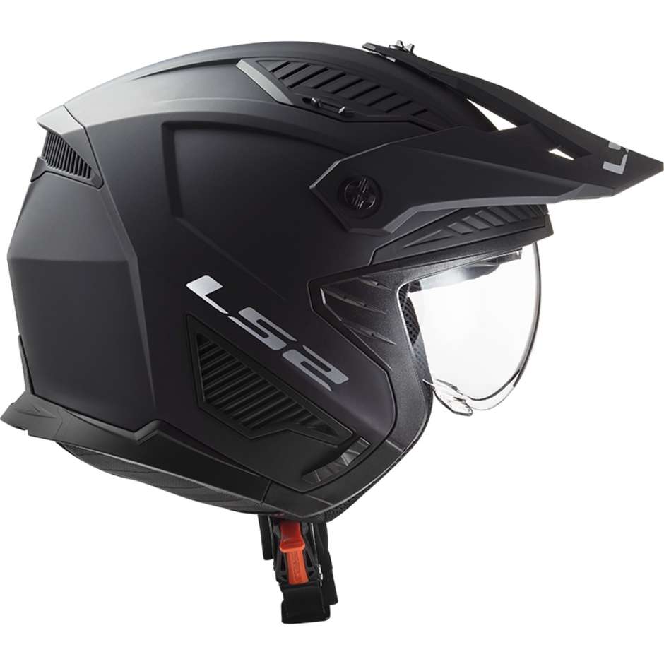 Casque Moto Jet Ls2 OF606 DRIFTER SOLID Noir Mat