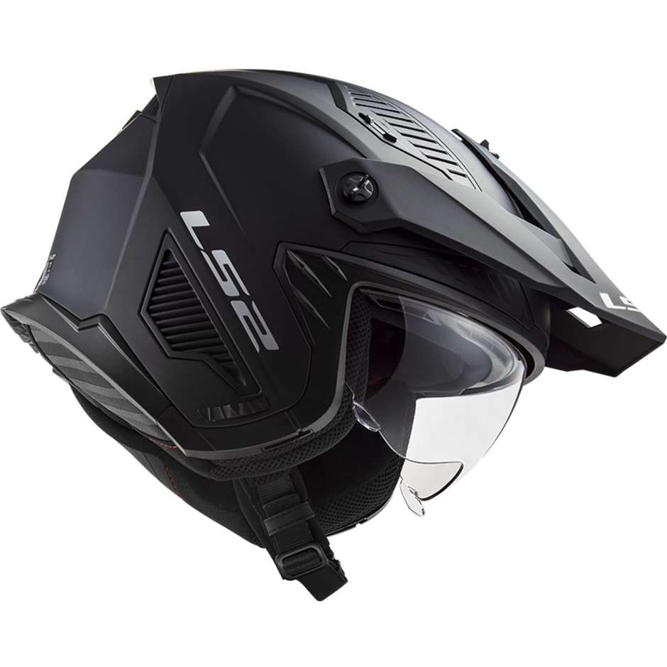 Casque Moto Jet Ls2 OF606 DRIFTER SOLID Noir Mat