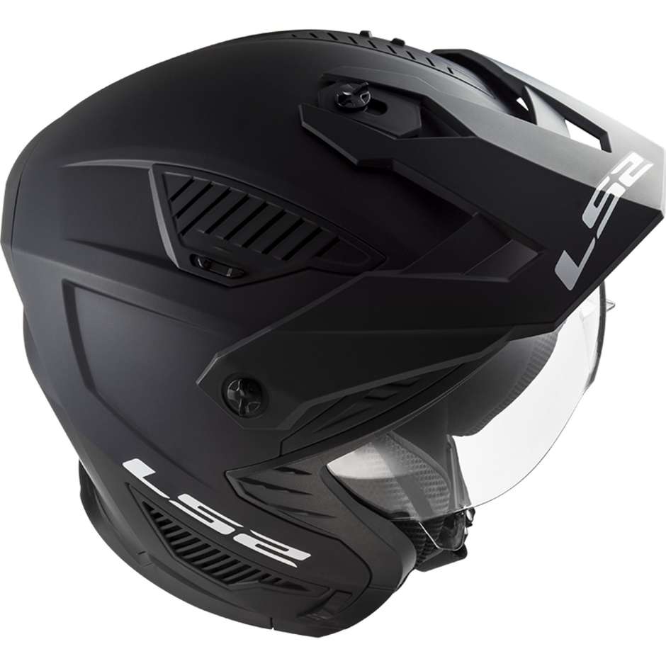 Casque Moto Jet Ls2 OF606 DRIFTER SOLID Noir Mat
