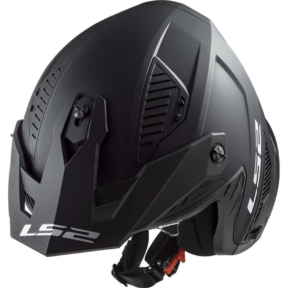 Casque Moto Jet Ls2 OF606 DRIFTER SOLID Noir Mat