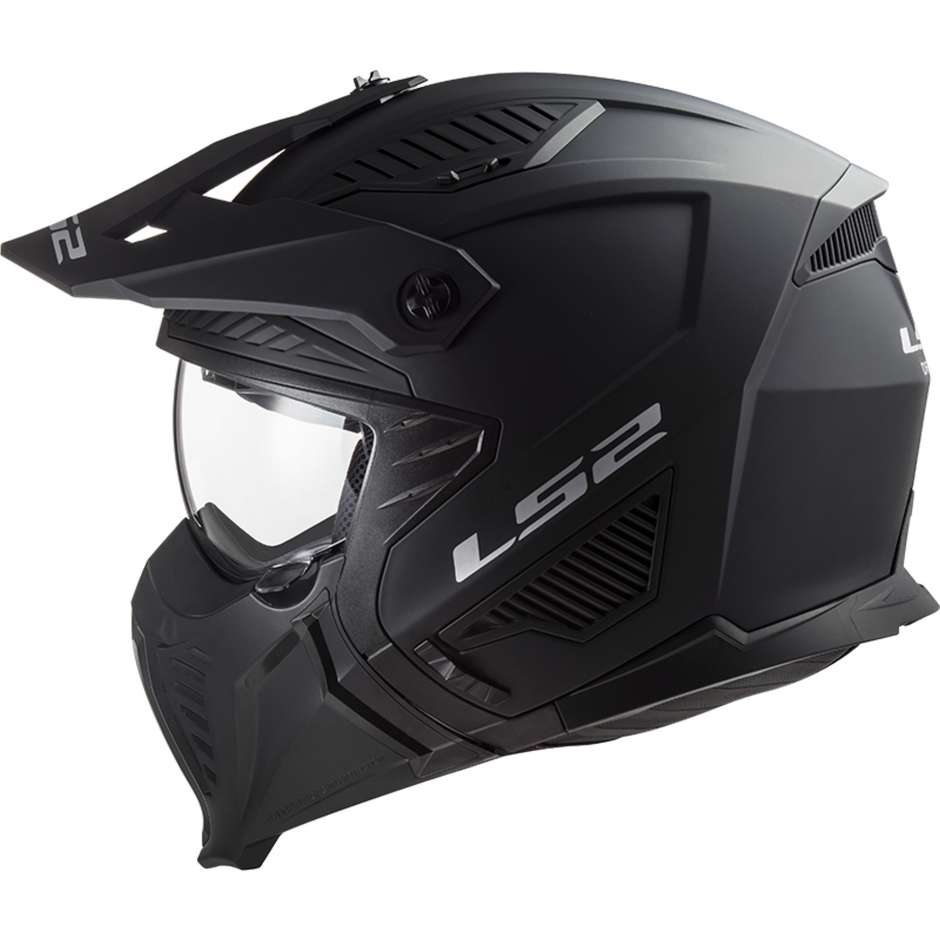 Casque Moto Jet Ls2 OF606 DRIFTER SOLID Noir Mat