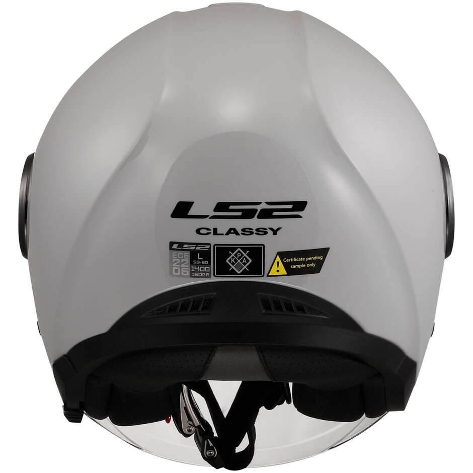 Casque Moto Jet Ls2 OF620 CLASSY SOLID Gris Perle