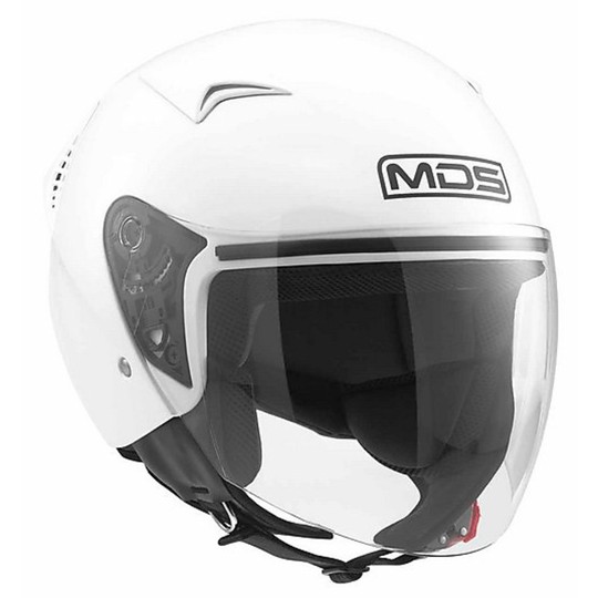 Casque moto Jet Mds G240 Mono Blanc