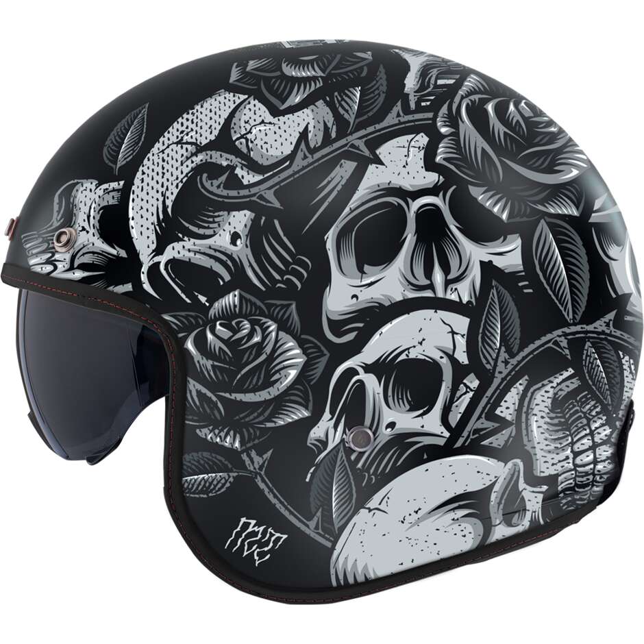 Casque Moto Jet MT Casques LE MANS 2 SV S Breakout B2 Mat