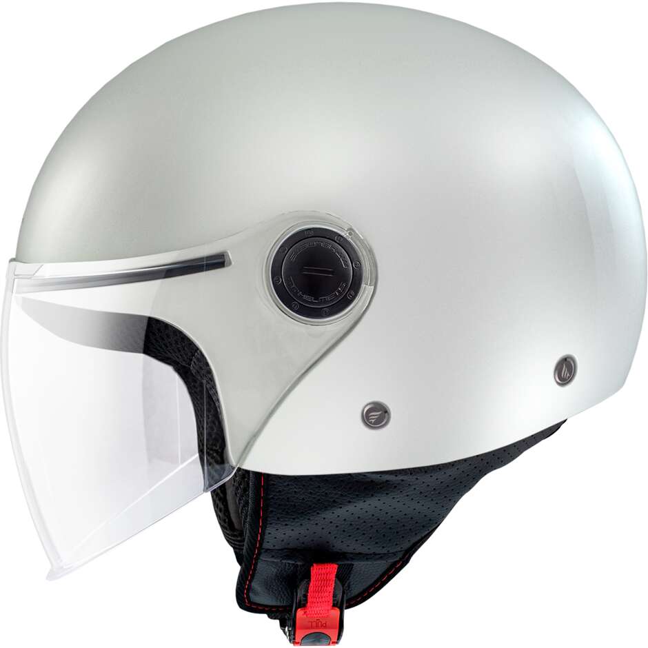 Casque Moto Jet Mt Helmets STREET S Solid A0 Blanc Brillant 22.06
