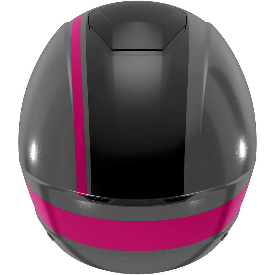 Casque moto jet Nolan N20-2 DOLCEVITA 346, gris lave, fuchsia brillant