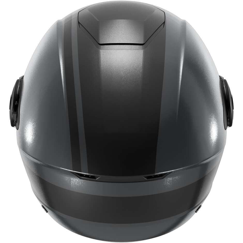 Casque moto jet Nolan N20-2 VISOR DOLCE VITA 351 Gris lave Noir mat