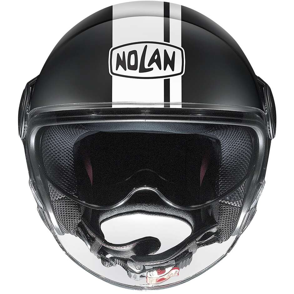Casque Moto Jet Nolan N21 VISOR 06 DOLCE VITA 099 Noir Mat Blanc