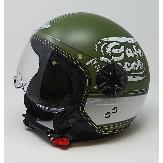 Casque moto Jet One Fly Army Green