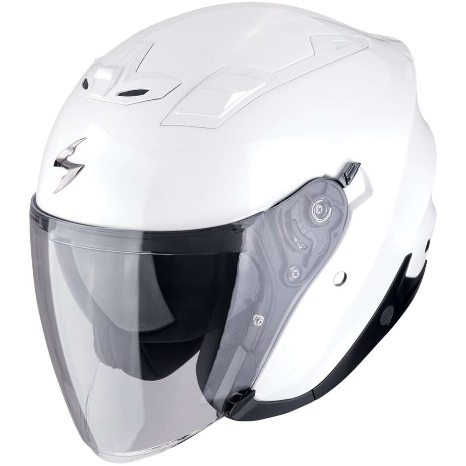 Casque Moto Jet Scorpion EXO-Z1 SOLID Blanc Perle