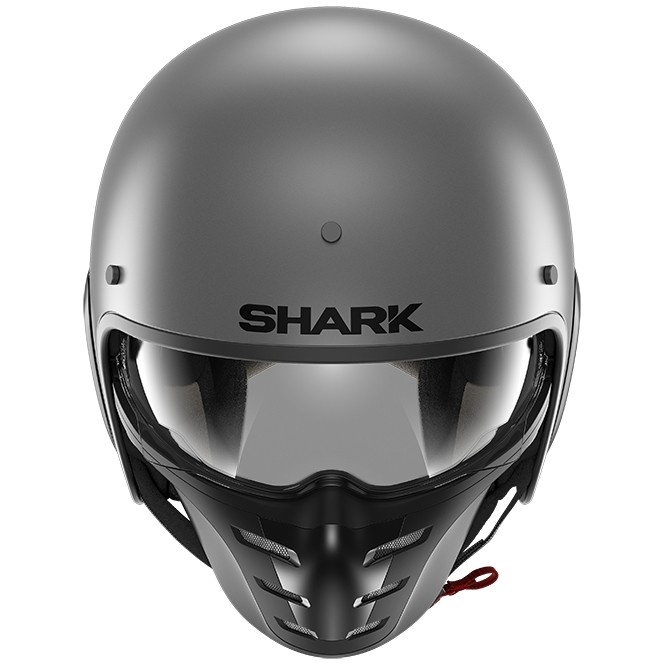 Casque Moto Jet Shark Fibre S-DRAK 2 BLANK Anthracite Mat