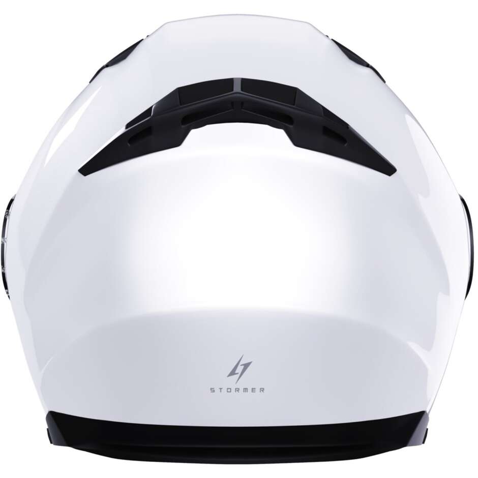 Casque Moto Jet Stormer RIVAL Solid Pearl White