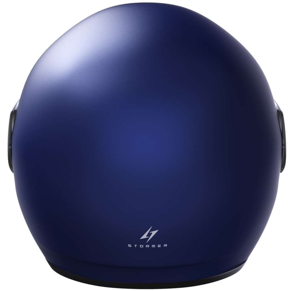 Casque Moto Jet Stormer SUN 2.0 Solid Bleu Royal Mat