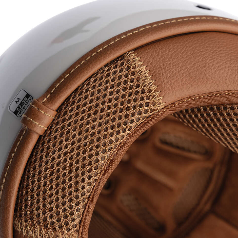 Casque Moto Jet Tucano Urbano C1000 EL'JETTIN 6.0 Blanc Brillant