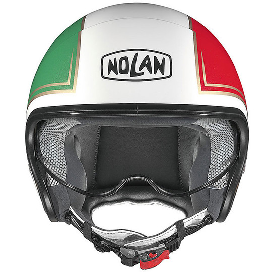 Casque Moto Mini-Jet Nolan N21 Tricolore 031 Vert Blanc Rouge