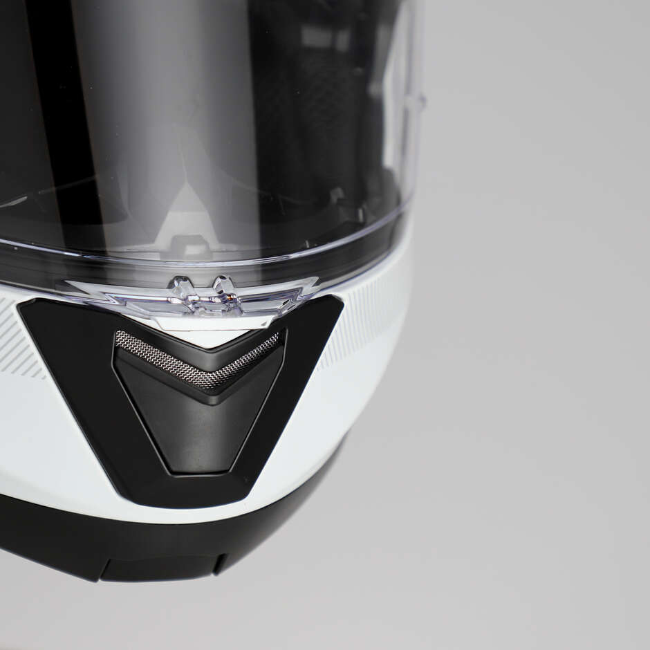 Casque moto modulable double visière Acerbis SEREL 22.06 noir blanc