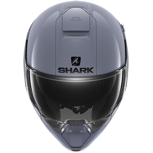 Casque Moto Modulable En Shark EVOJET BLANK Gris