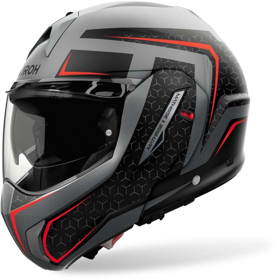 Casque moto modulable P/J Airoh MATHISSE 2 MAGNET Mat
