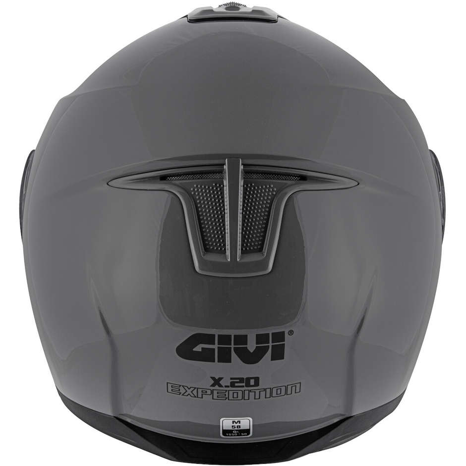 Casque Moto Modulable P / J Givi X.20 EXPEDITION Solid Glossy Anthracite