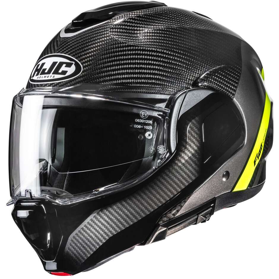 Casque moto modulable P/J Hjc F100 CARBON STAN MC3H