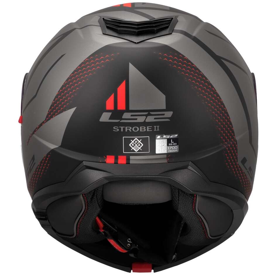 Casque Moto Modulable P/J LS2 FF908 STROBE II CODE Noir Gris