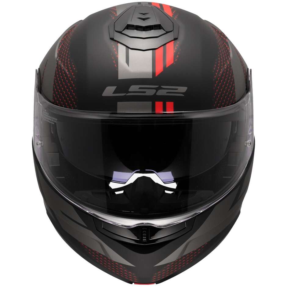 Casque Moto Modulable P/J LS2 FF908 STROBE II CODE Noir Gris