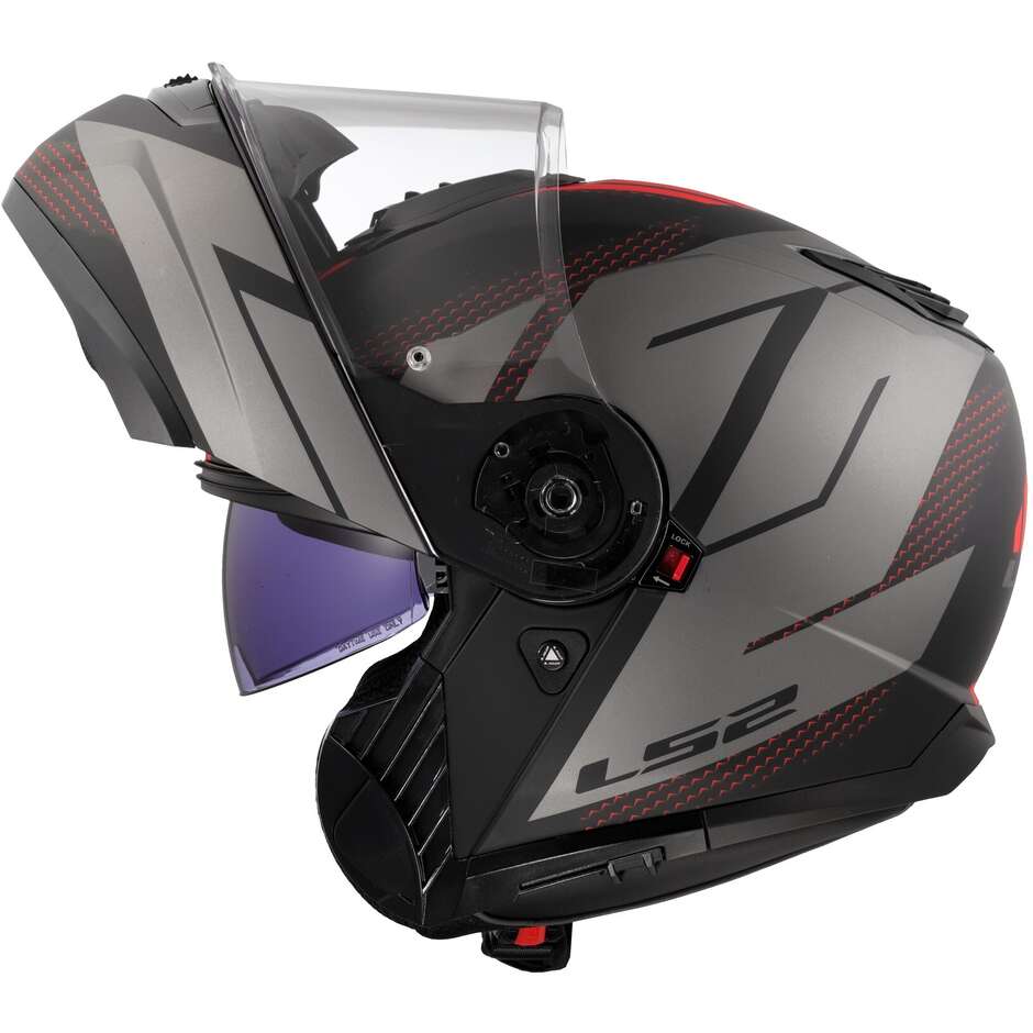 Casque Moto Modulable P/J LS2 FF908 STROBE II CODE Noir Gris