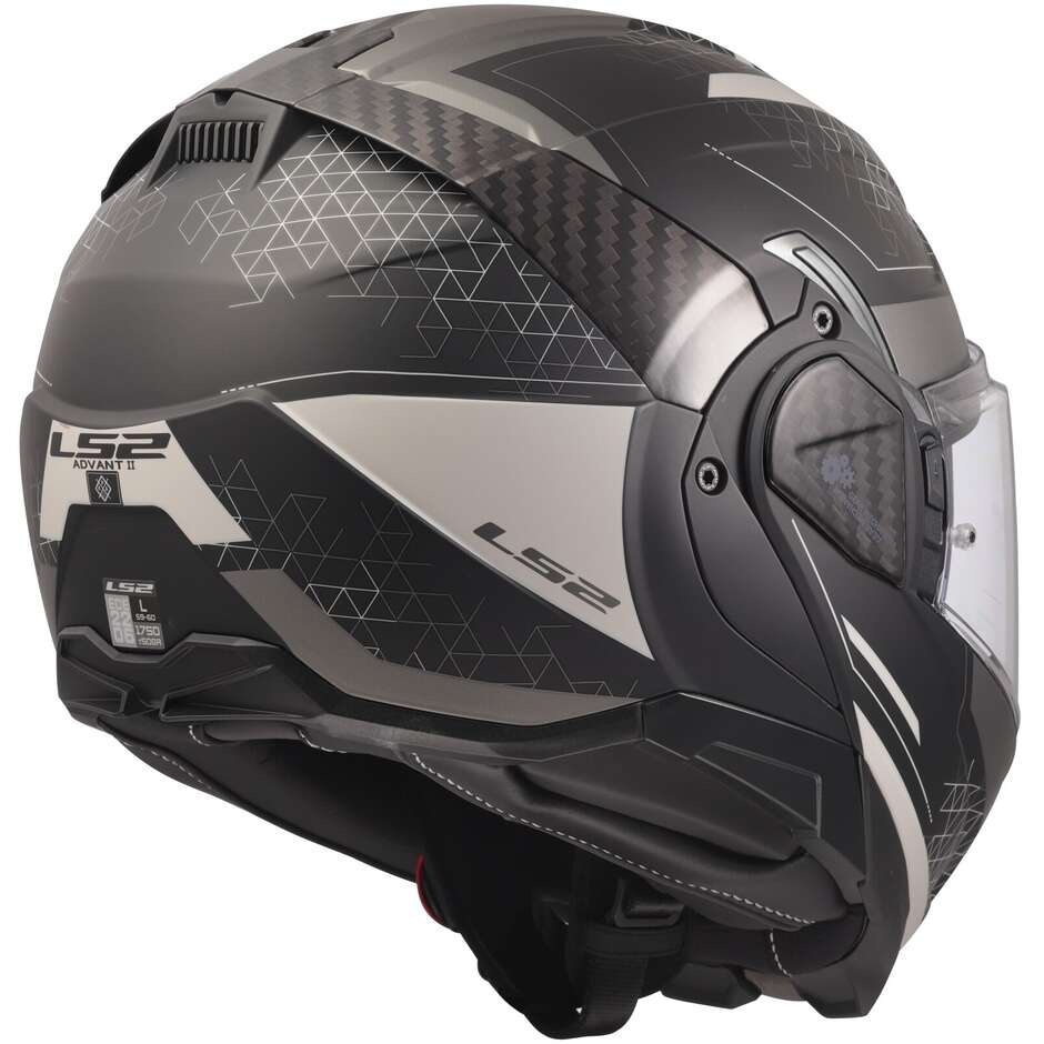 Casque moto modulable P/J LS2 FF910 ADVANT II ASTRAL Gris