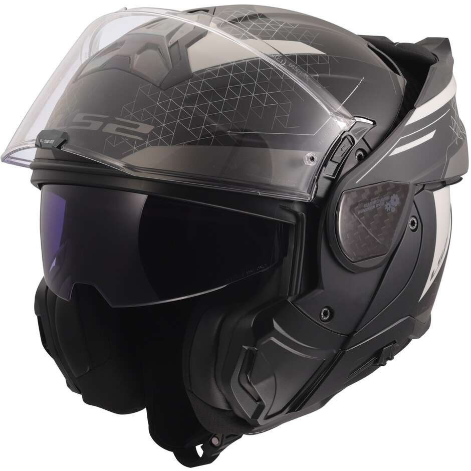 Casque moto modulable P/J LS2 FF910 ADVANT II ASTRAL Gris