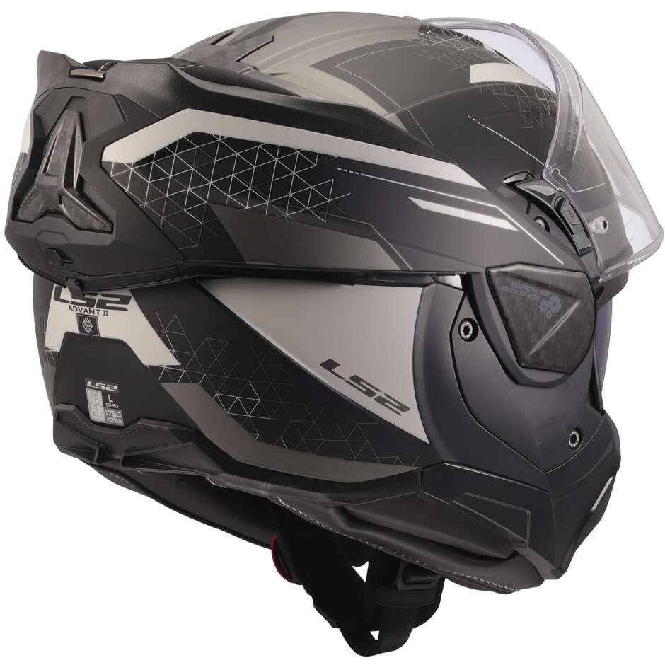 Casque moto modulable P/J LS2 FF910 ADVANT II ASTRAL Gris
