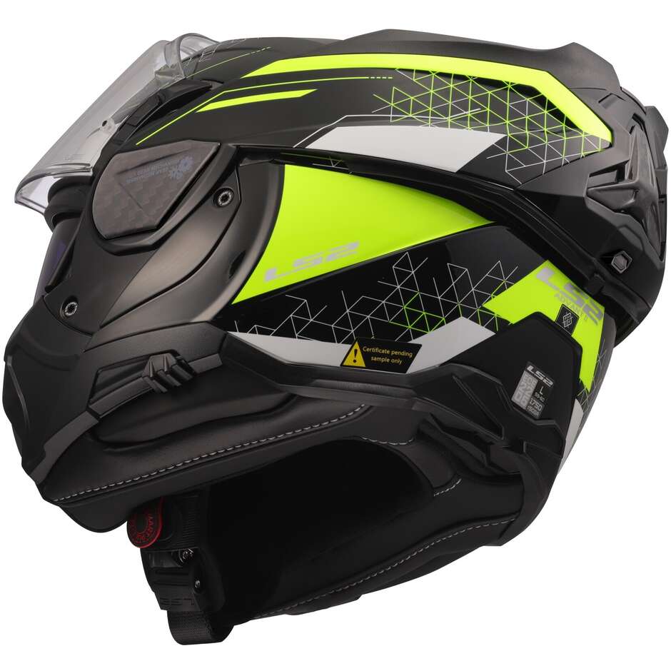 Casque Moto Modulable P/J LS2 FF910 ADVANT II ASTRAL Jaune Fluo
