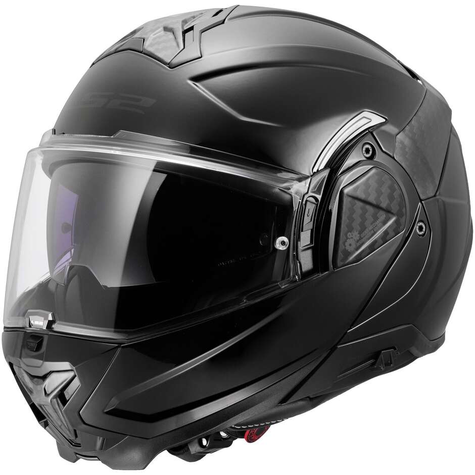 Casque Moto Modulable P/J LS2 FF910 ADVANT II SOLID Noir Brillant