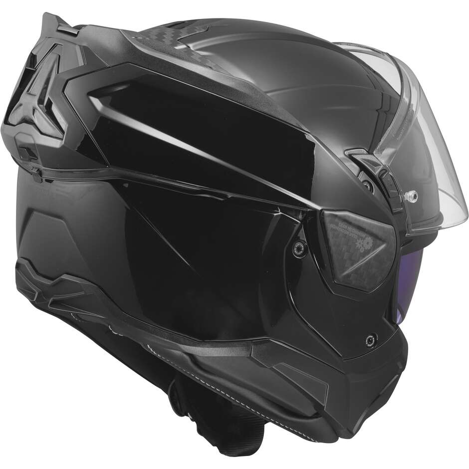 Casque Moto Modulable P/J LS2 FF910 ADVANT II SOLID Noir Brillant