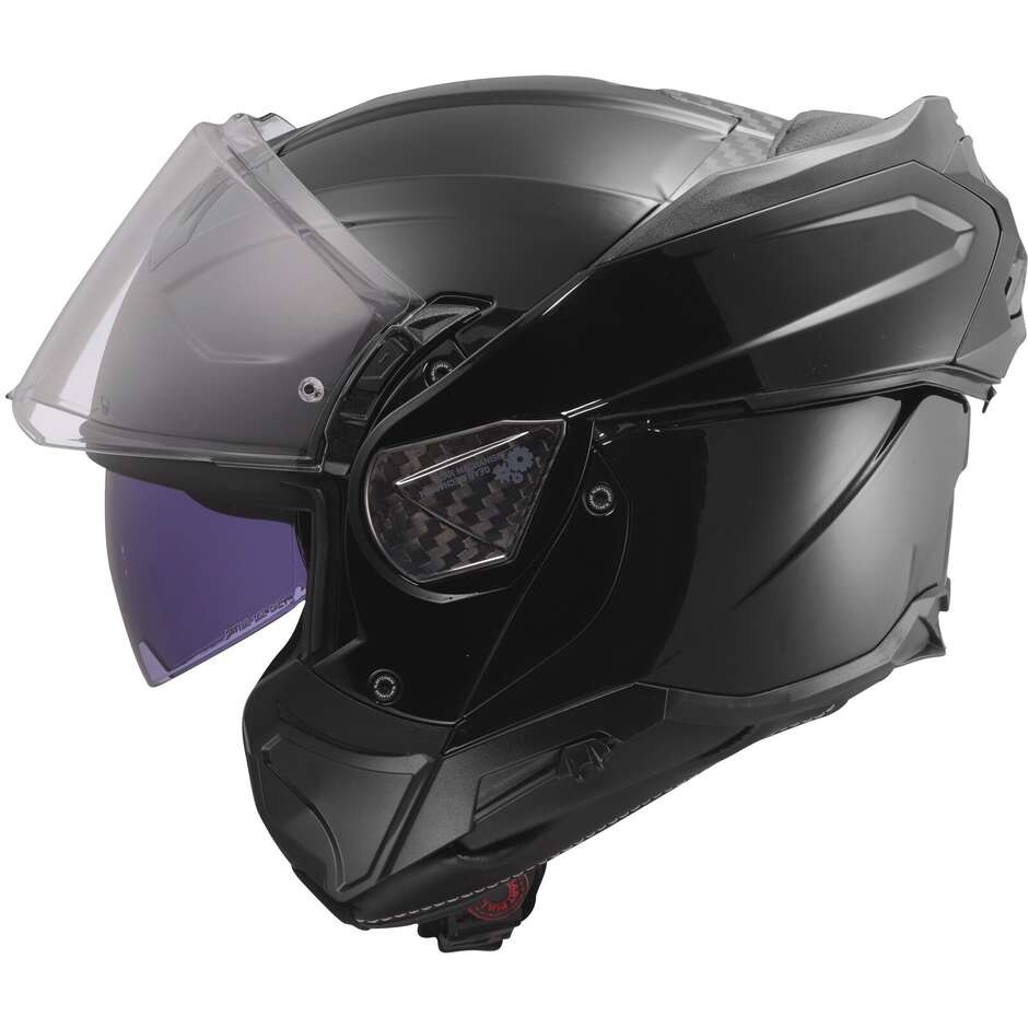 Casque Moto Modulable P/J LS2 FF910 ADVANT II SOLID Noir Brillant