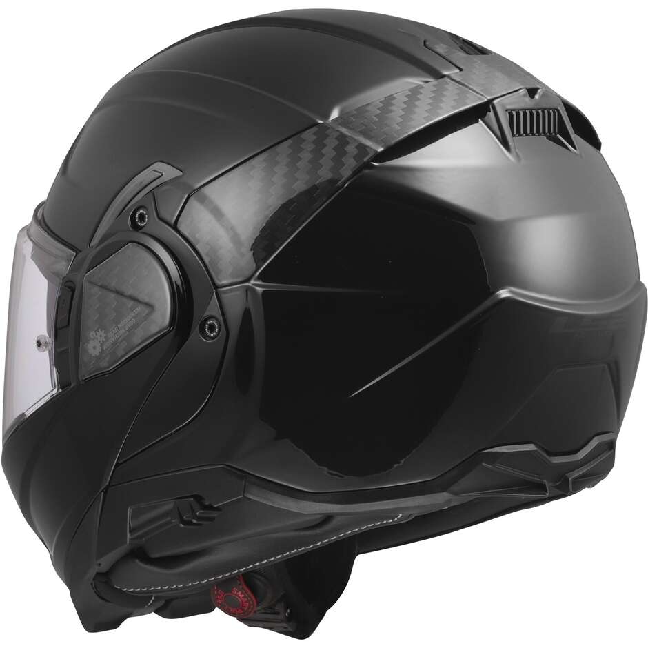 Casque Moto Modulable P/J LS2 FF910 ADVANT II SOLID Noir Brillant