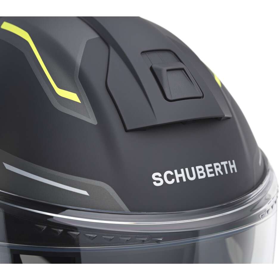 Casque moto modulable P/J Schuberth C5 OMEGA Jaune