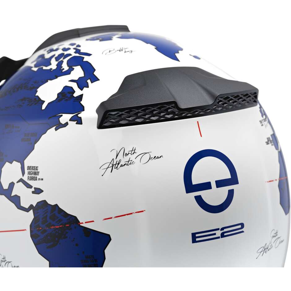 Casque moto modulable P/J Schuberth E2 ATLAS Bleu