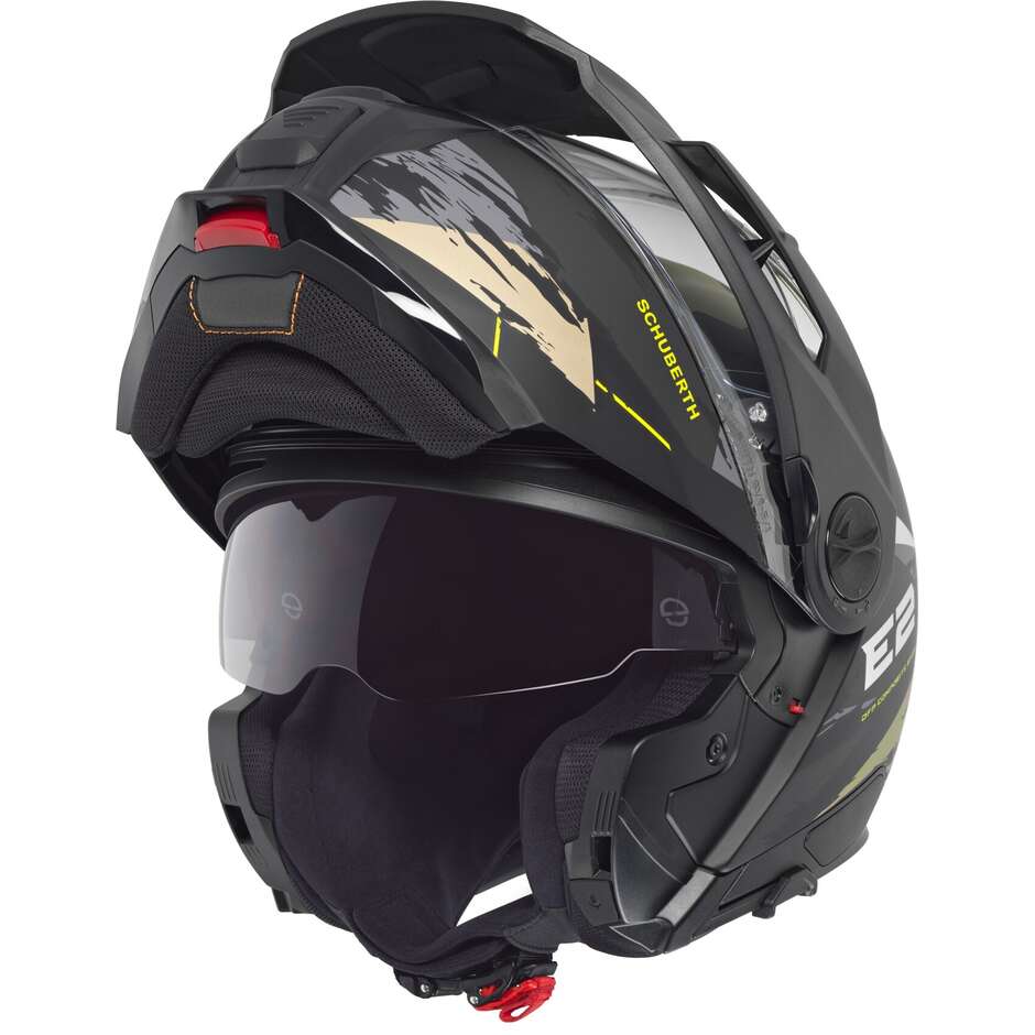 Casque moto modulable P/J Schuberth E2 TRAIL Vert