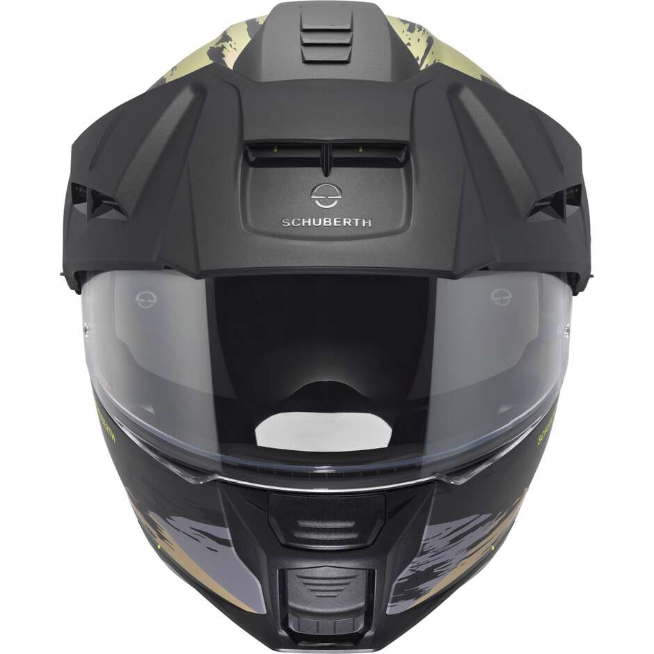 Casque moto modulable P/J Schuberth E2 TRAIL Vert