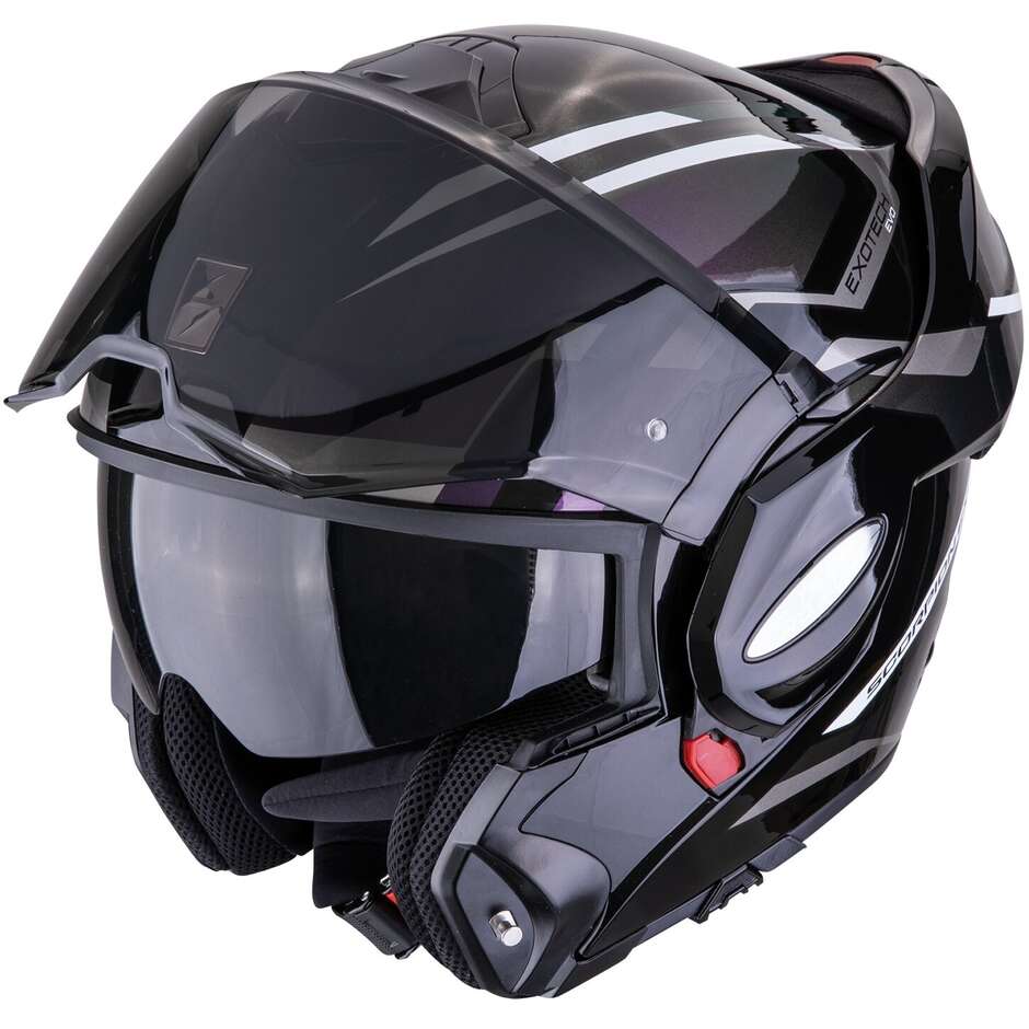 Casque Moto Modulable P/J Scorpion EXO-TECH EVO FURIO Noir Camaleon