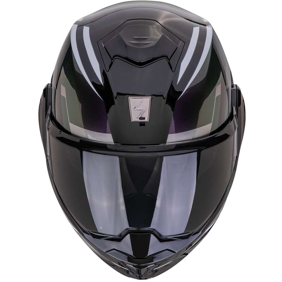 Casque Moto Modulable P/J Scorpion EXO-TECH EVO FURIO Noir Camaleon