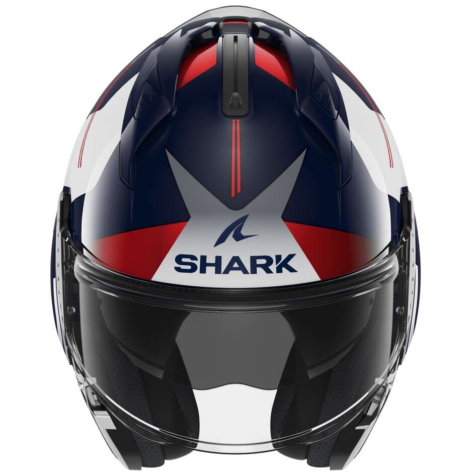 Casque Moto Modulable P/J Shark EVO GT TEKLINE Bordeaux
