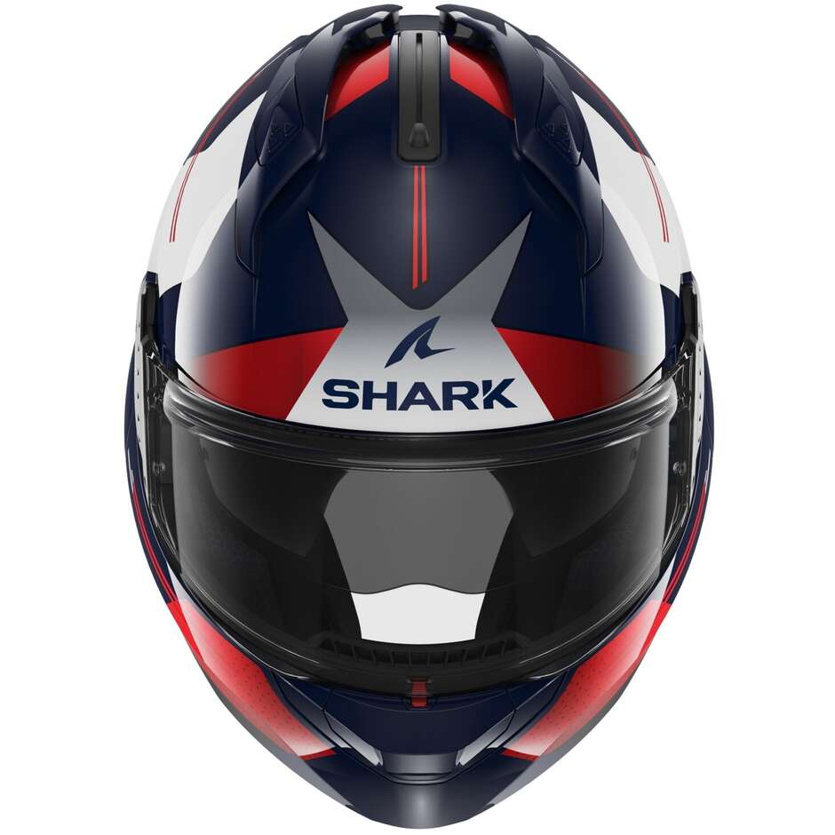 Casque Moto Modulable P/J Shark EVO GT TEKLINE Bordeaux
