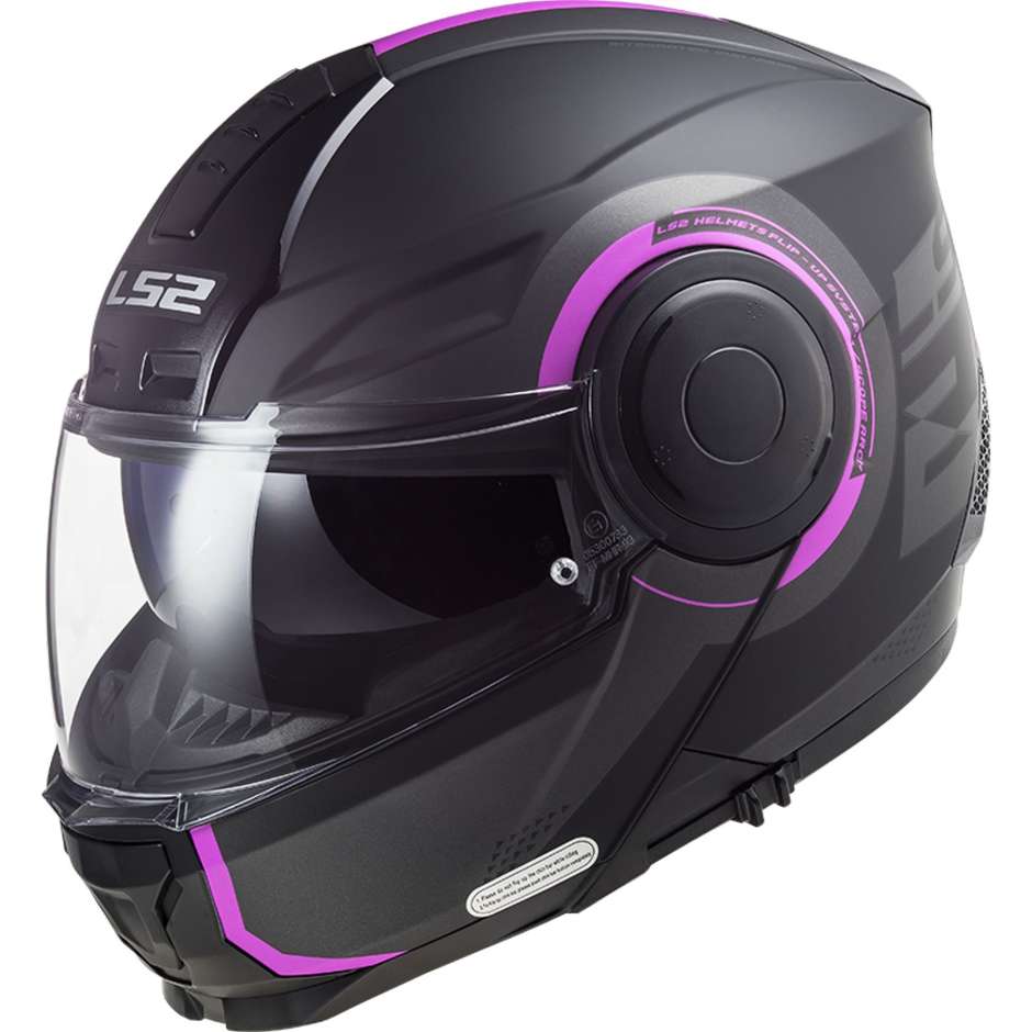 LS2 Visière Casque Moto FF902 Scope Iridium Blue - Pièce De Rechange Originale