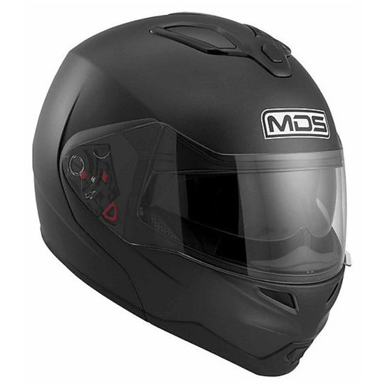 Casque moto modulaire MDS By AGV Md 200 Mono Matt Black