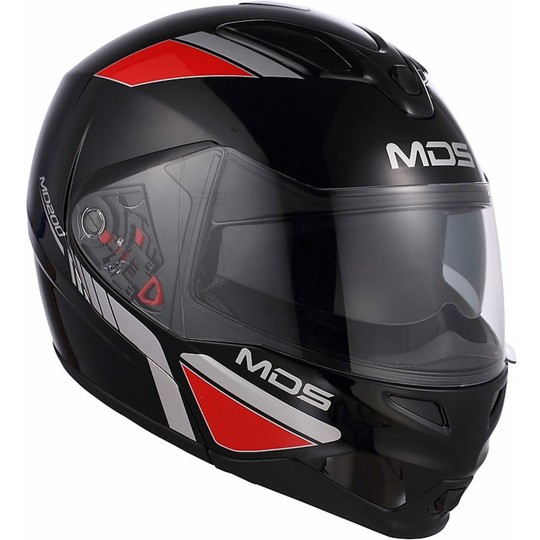 Casque moto modulaire MDS By AGV Md 200 Multi Traveler Noir