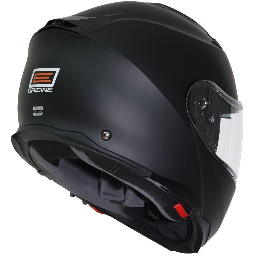Casque Moto Modulaire P/J Origine LOGIC Solid noir mat