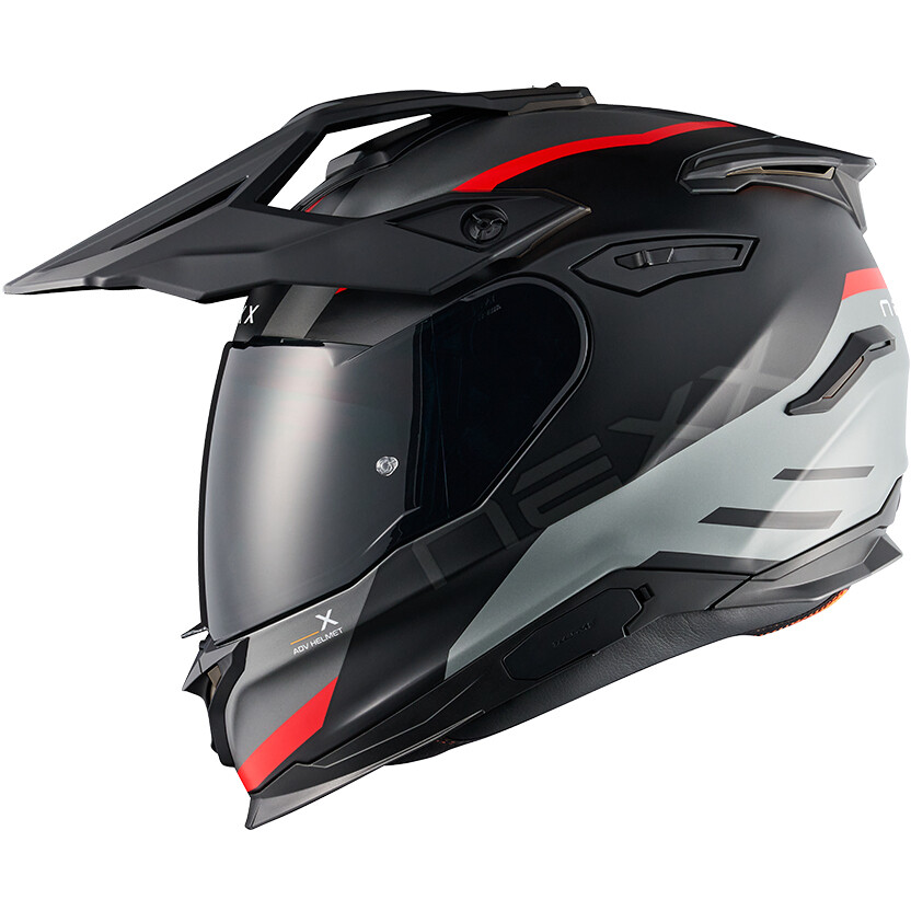 Casque moto Nexx V.Traveler Quest Adventure Noir Rouge