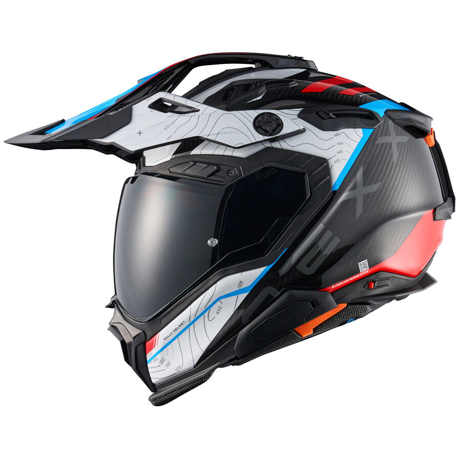 Casque moto Nexx X.WED3 Furka Adventure Rouge Bleu